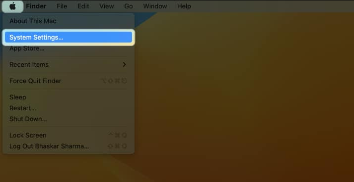How to always show menu bar in full screen mode in macOS Sonoma & Ventura {2024}