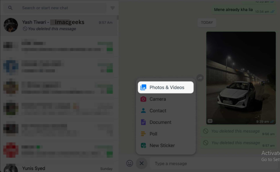 How to send HD photos in WhatsApp on iPhone and Mac {2024}