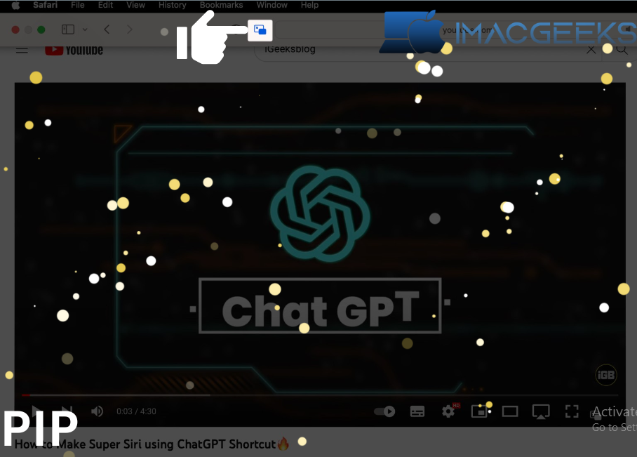 How to use Picture in Picture mode in Safari on Mac {2024}