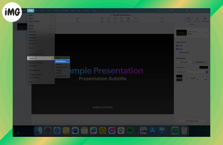 How to convert iPhone, iPad, and Mac Keynote to PowerPoint