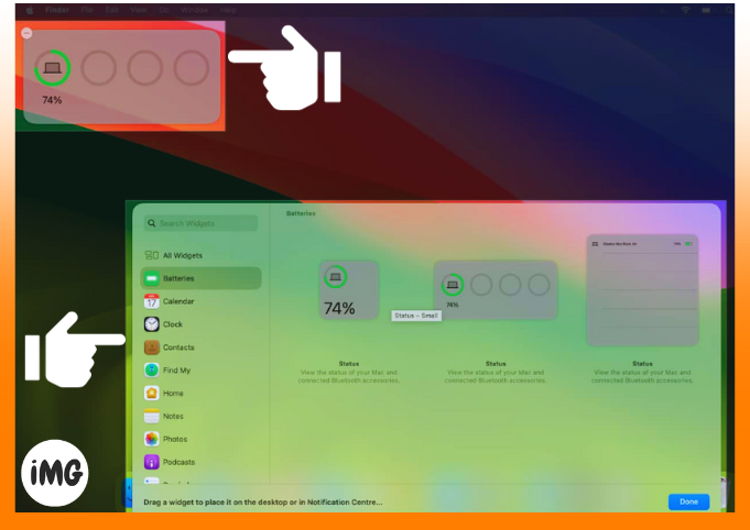 How to use desktop widgets in macOS Sonoma {2024}
