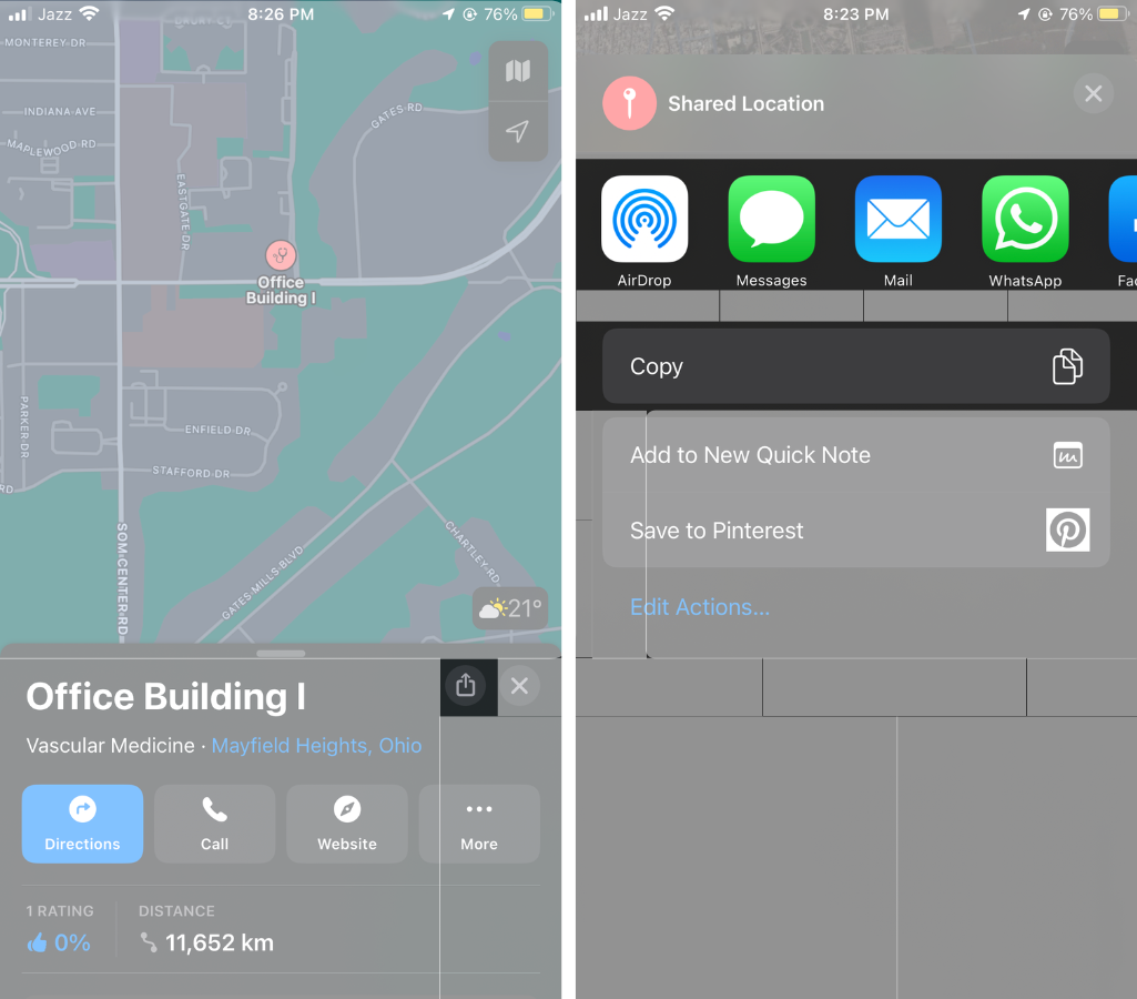 How to share live location using Apple Maps iPhone, iPad, and Mac