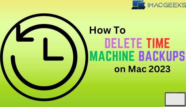 How to Delete Time Machine Backups on Mac