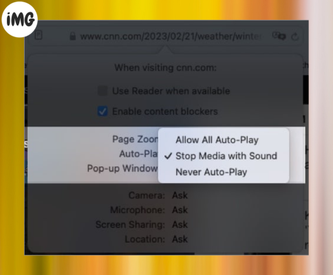 2 Ways to stop autoplay videos in Safari on Mac